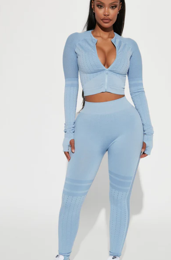 Stay Active Seamless Jacket - Blue