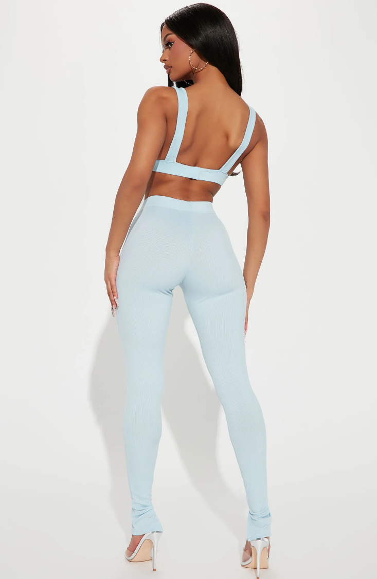 Just Like Heaven Legging Set - Light Blue