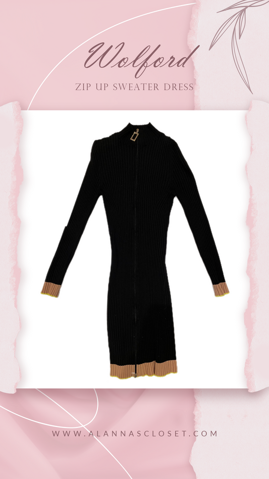 Wolford Zip Up Sweater Dress