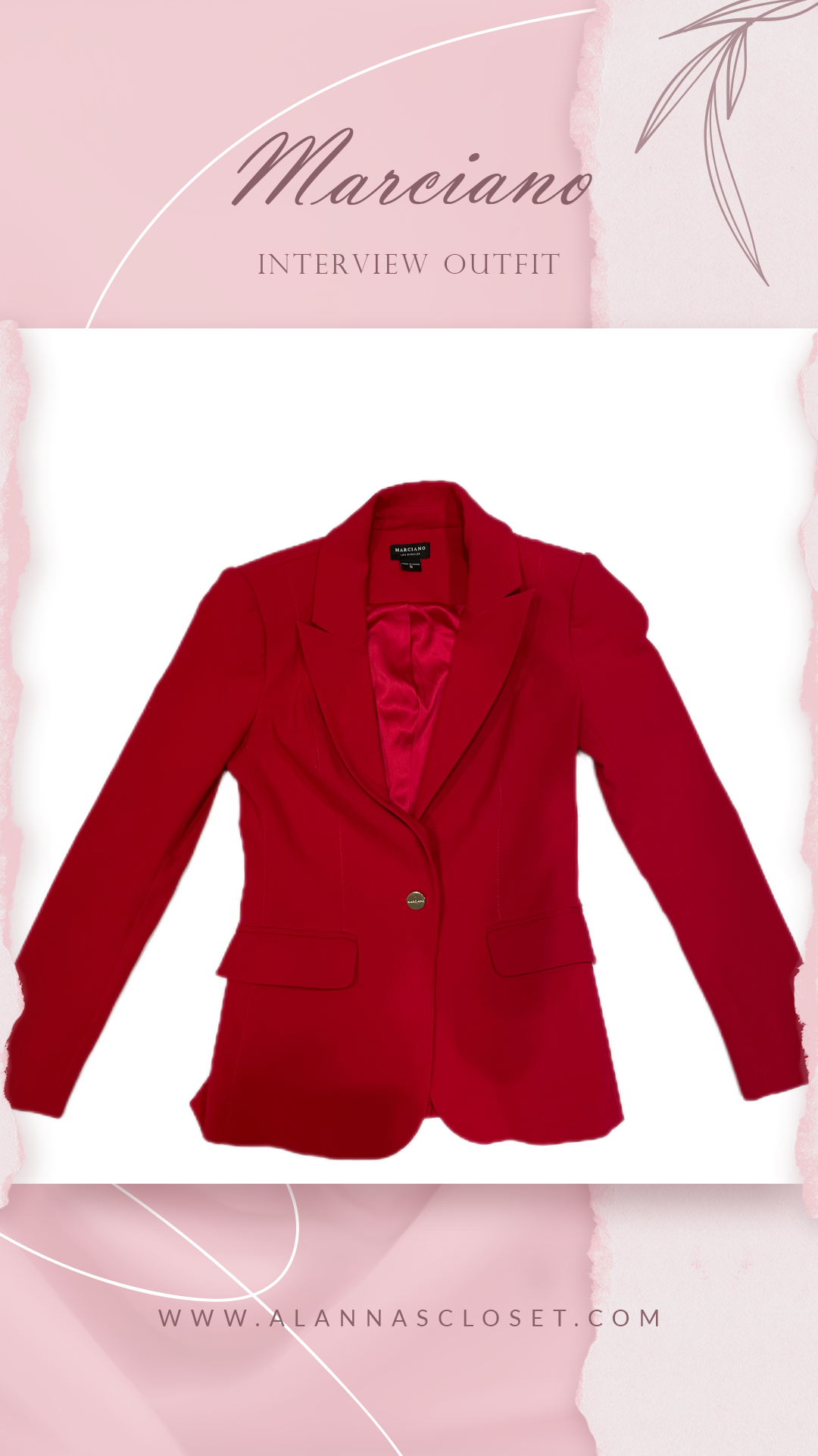 Marciano Blazer - Red