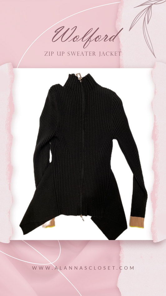 Wolford Zip Up Sweater Jacket