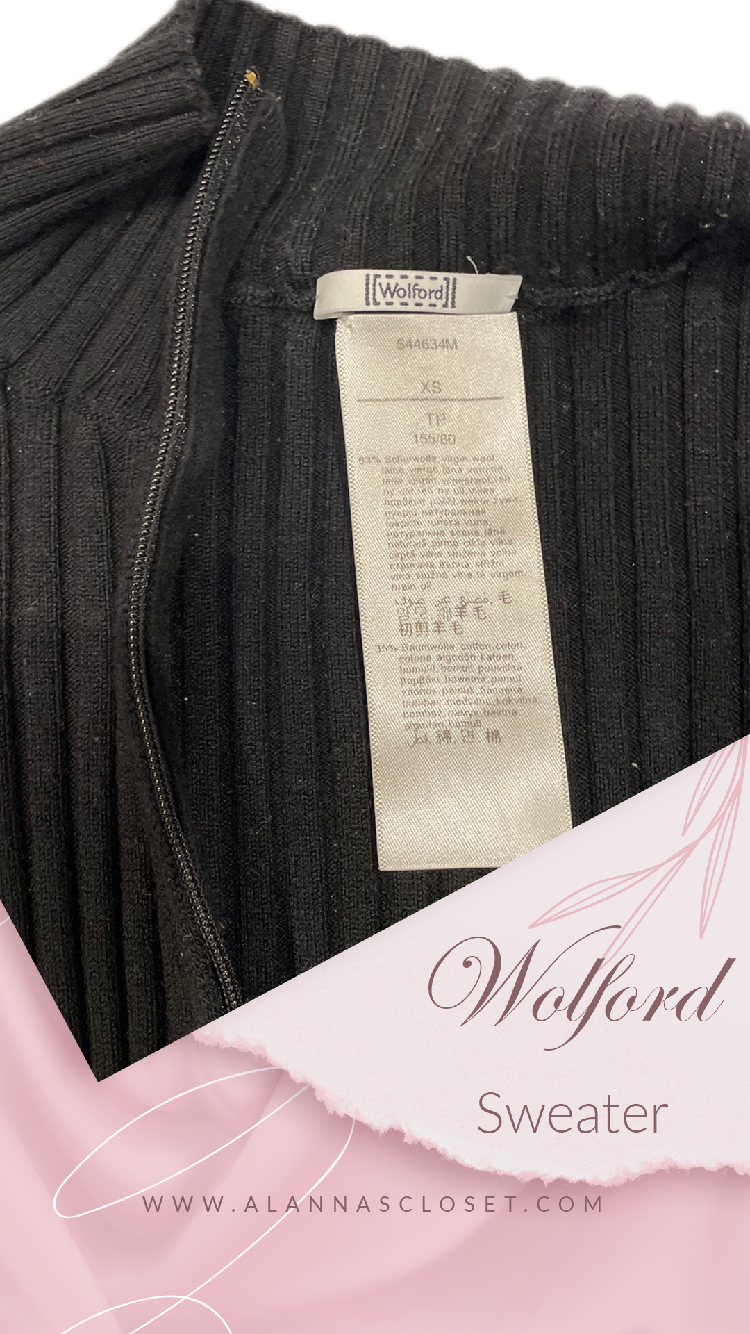 Wolford Zip Up Sweater Jacket